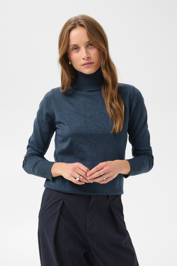 SAINT TROPEZ ROLLKRAGEN PULLOVER