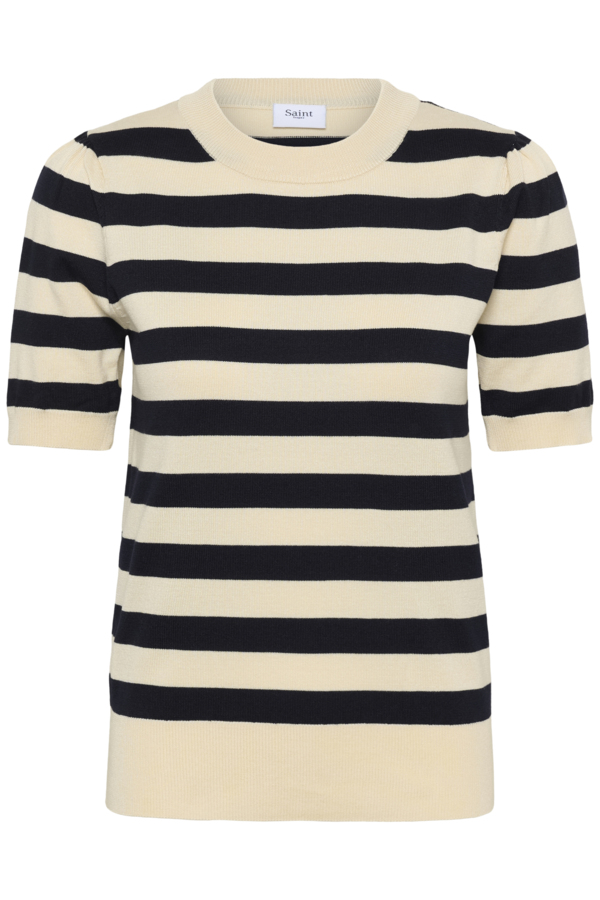 SAINT TROPEZ KURZARM PULLOVER