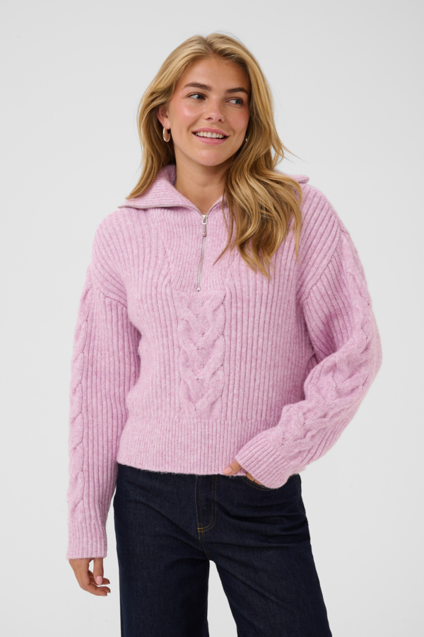 SAINT TROPEZ PULLOVER MIT REIßVERSCHLUSS