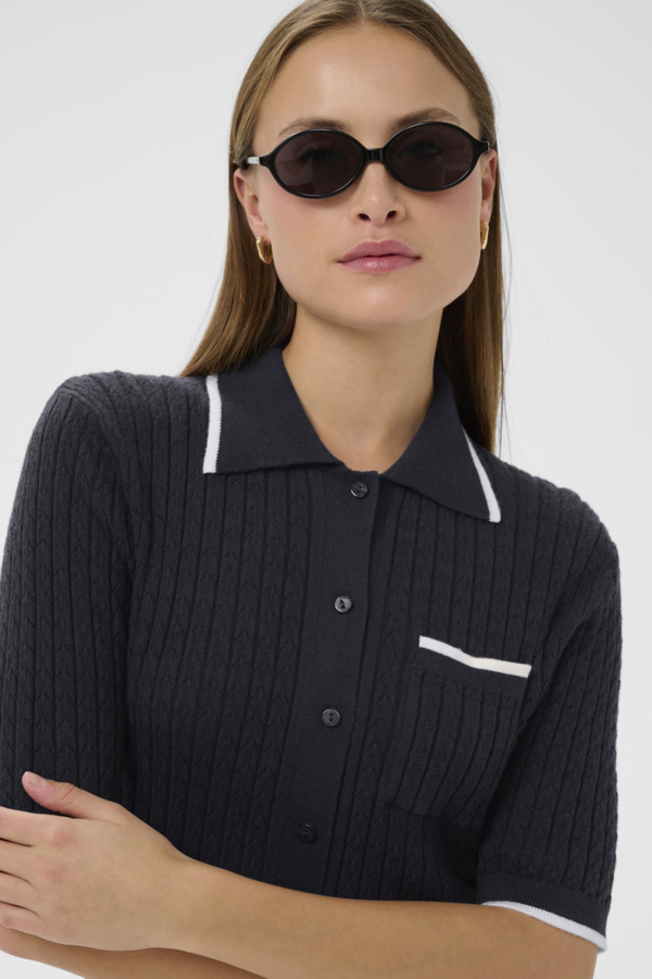 SOAKED KURZARM CARDIGAN