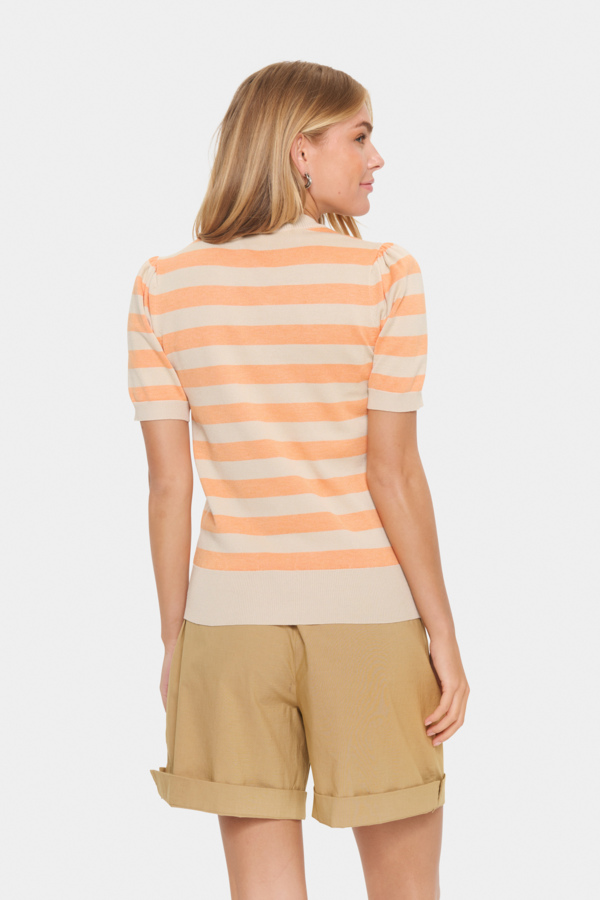 SAINT TROPEZ KURZARM PULLOVER