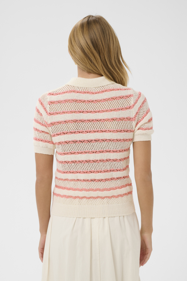SAINT TROPEZ KURZARM PULLOVER