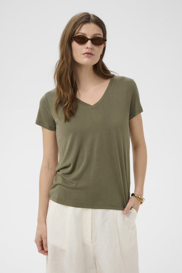 SOAEKD T-SHIRT V-NECK