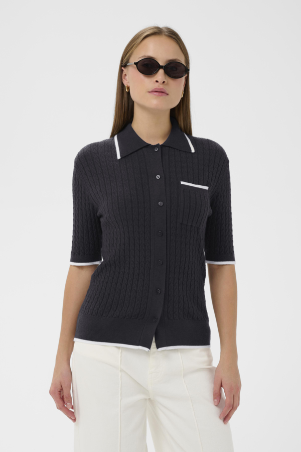 SOAKED KURZARM CARDIGAN